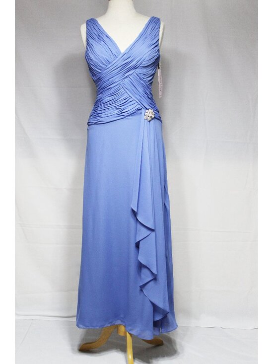 Poly Usa Dresses & Skirts - Poly USA #5734 Chiffon Mother's Formal Gown-Size Small-PERIWINKLE BLUE- NWTags
